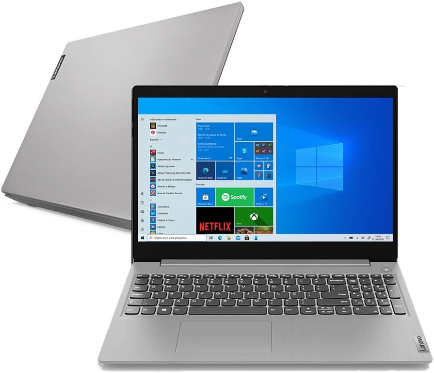 Notebook Lenovo IdeaPad 3i, Core i3 10110U, 4GB, SSD 256GB, 15.6", Linux