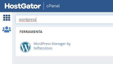 wordpress manager by softaculous cpanel hostgator