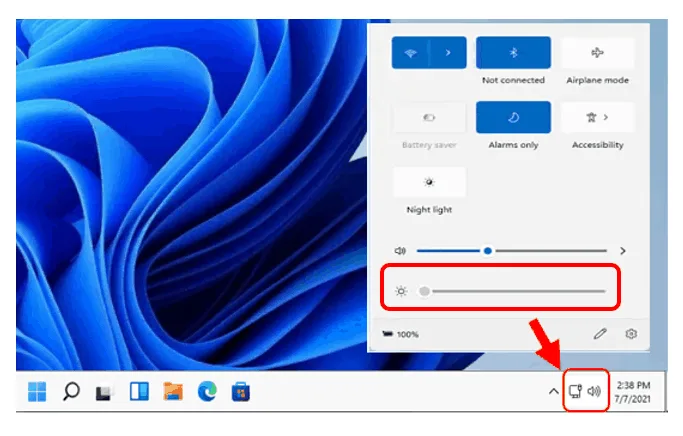 Ajuste de brilho do Windows - Melhorar a ergonomia