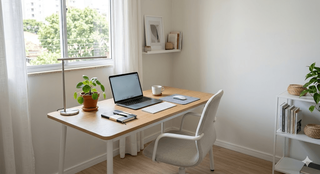 Escritório home office clean