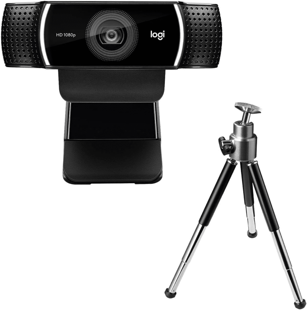 Webcam Full HD Logitech C922 com tripé