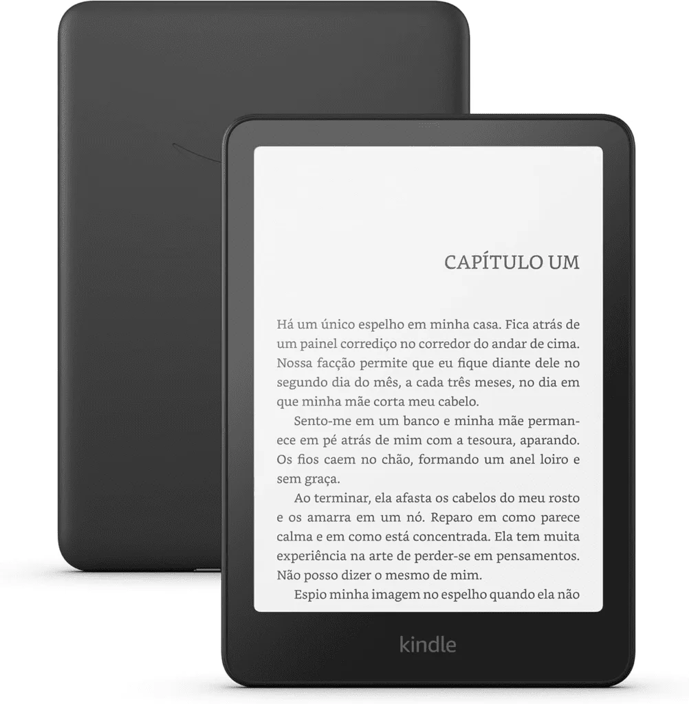 Kindle Paperwhite 2024, o Kindle com o melhor custo-benefício.