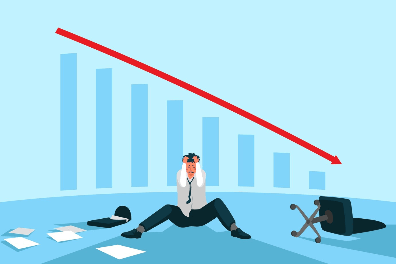 Socorro! Tráfego do site caindo, o que fazer? 4 passos para recuperar seus resultados