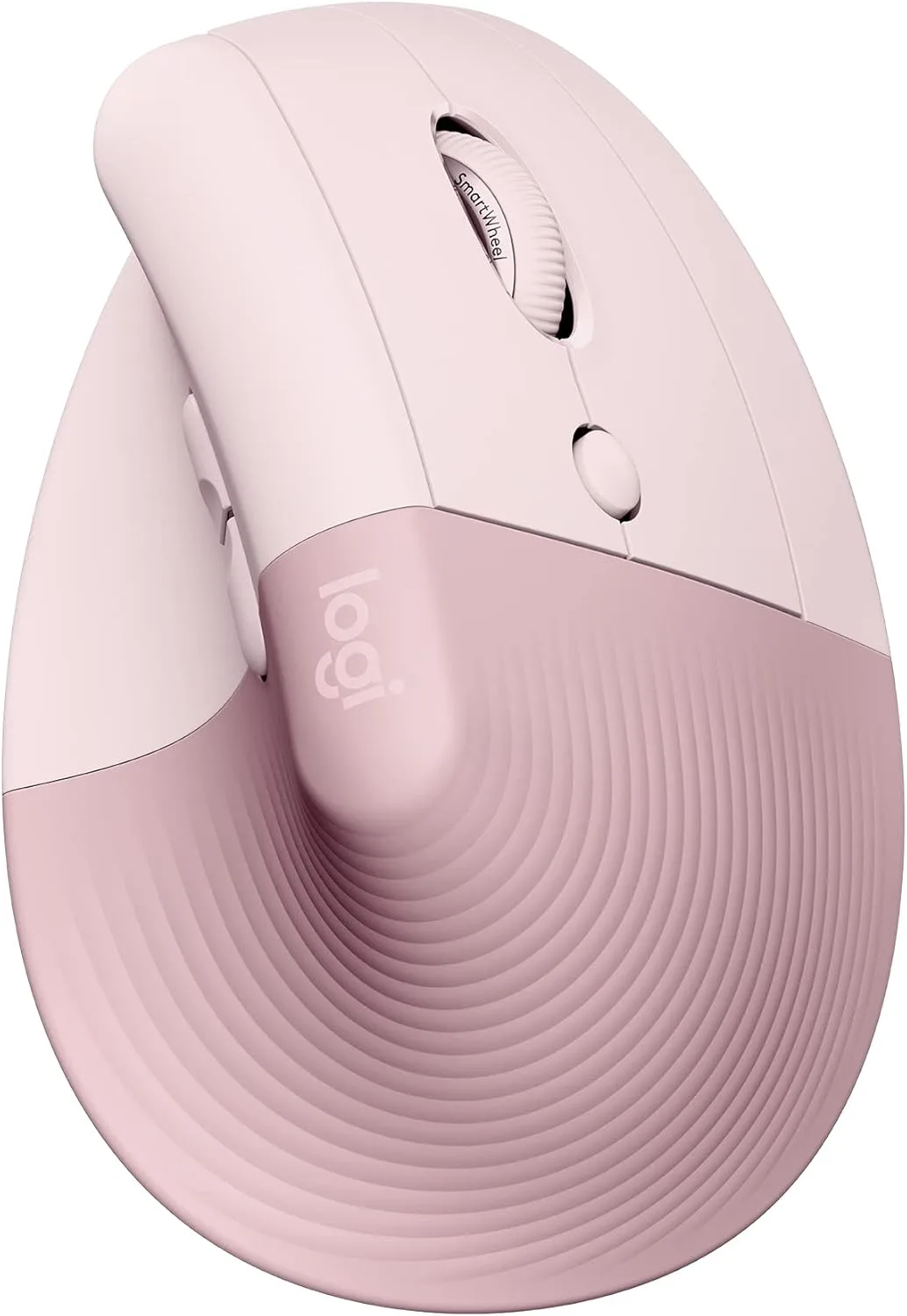 Mouse ergonômico vertical sem fio Logitech Lift Pink