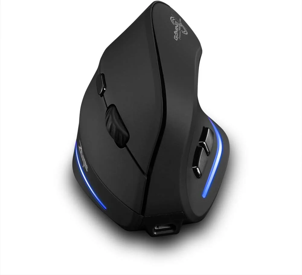 Mouse ergonômico vertical sem fio Docooler F-35