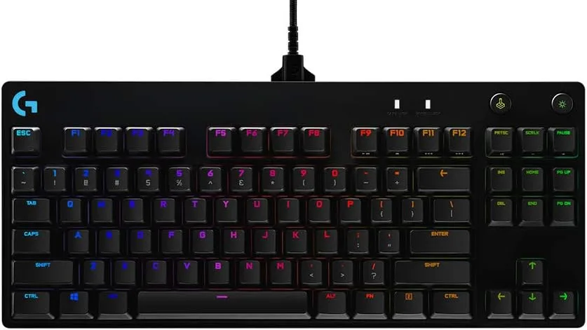 Teclado mecânico gamer Logitech G PRO - Melhor teclado mecânico de 2025