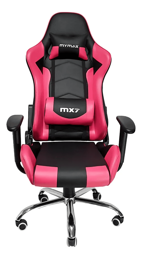 Cadeira gamer MyMAX MX7 rosa