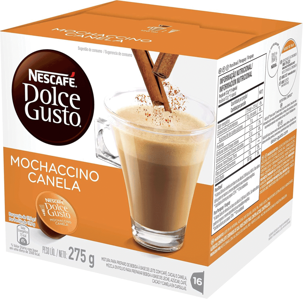 Cápsula Nescafé Dulce Gusto Mochacinno Canela