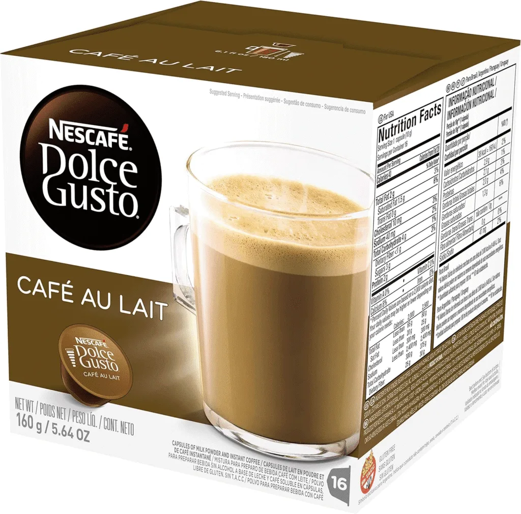 Cápsula Nescafé Dulce Gusto Café Au Lait