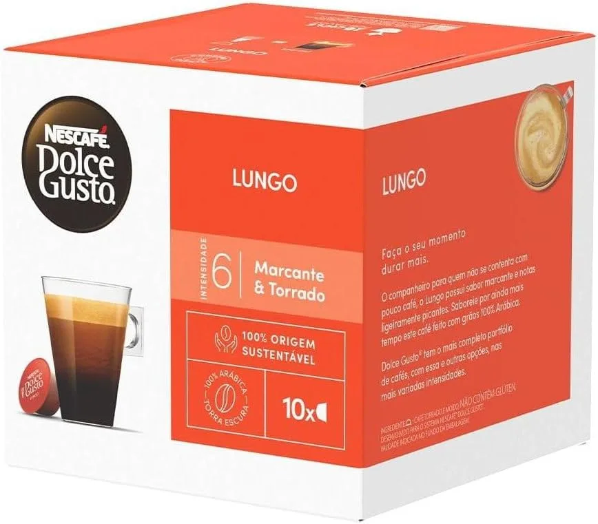 Cápsula Nescafé Dulce Gusto Lungo