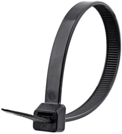 Abraçadeira Nylon preta em Kit com 125 Peças