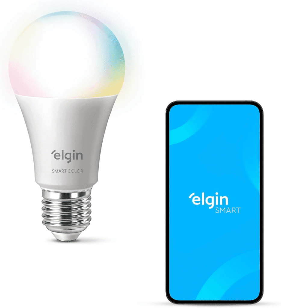 Lâmpada inteligente Elgin Smart Color