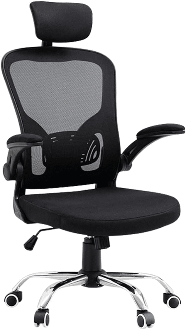 Cadeira ergonômica Python Fly - Cadeira de escritório com apoio de braço retrátil.