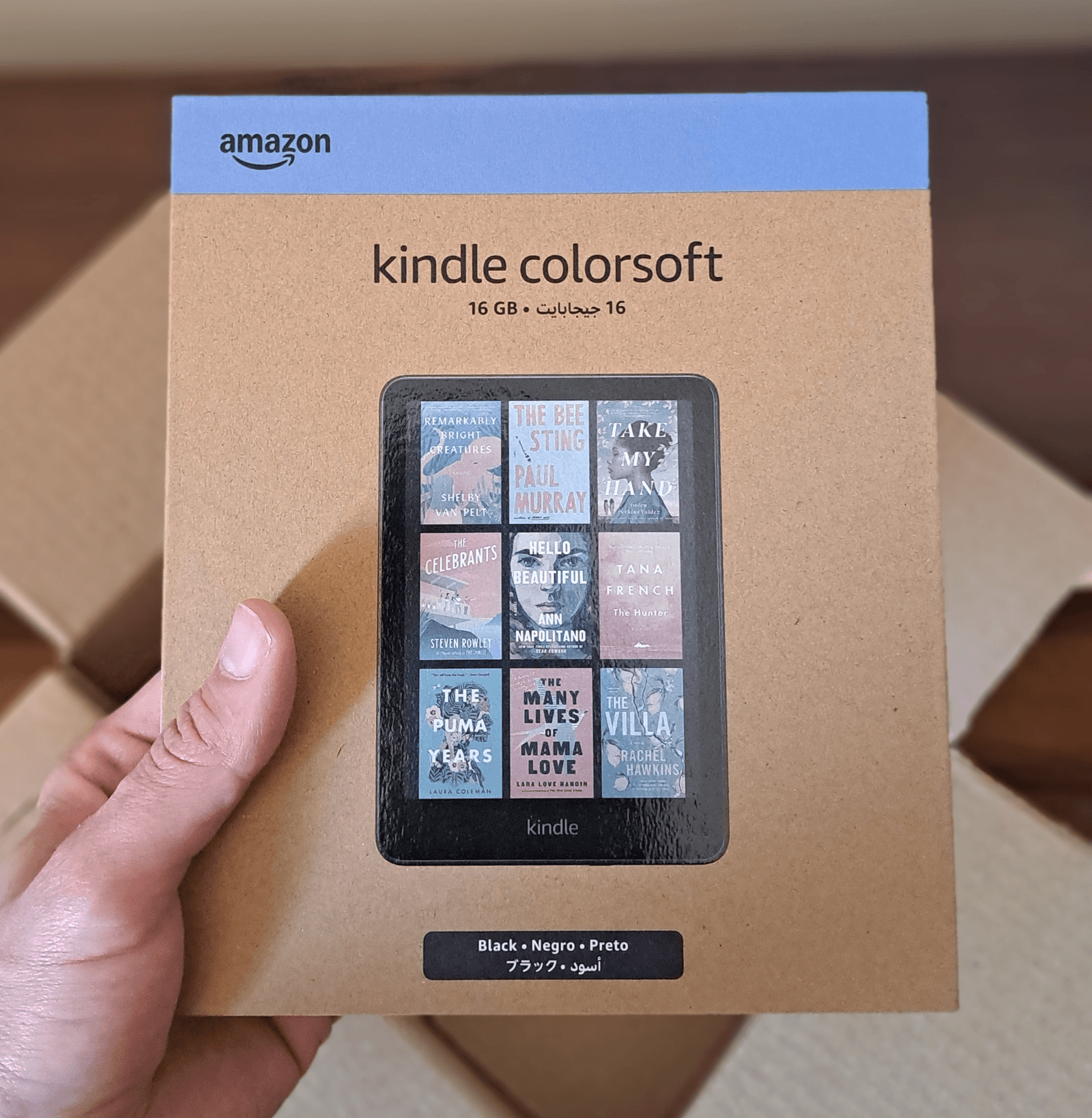 Caixa do Kindle Colorsoft