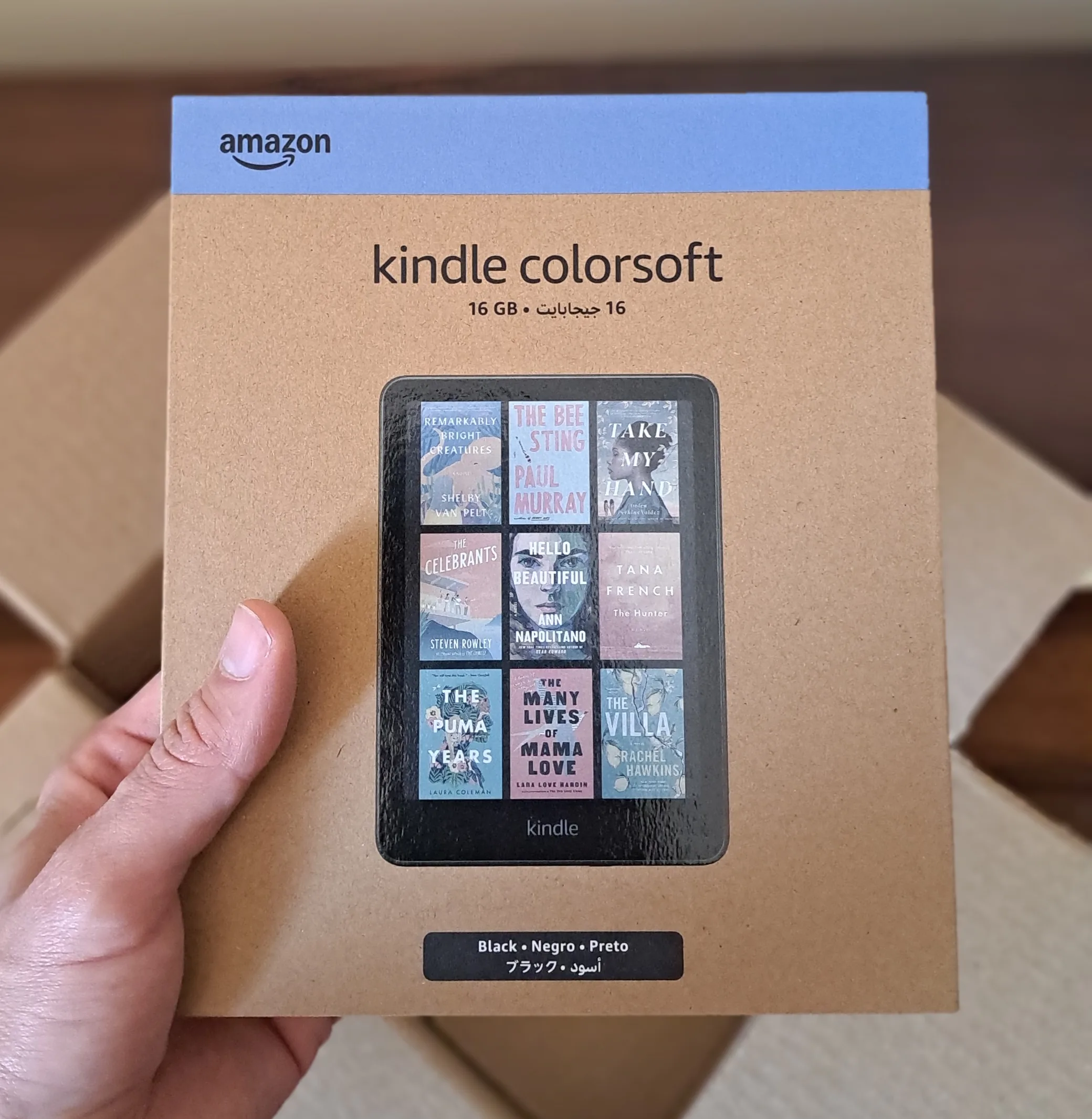 Caixa do Kindle Colorsoft