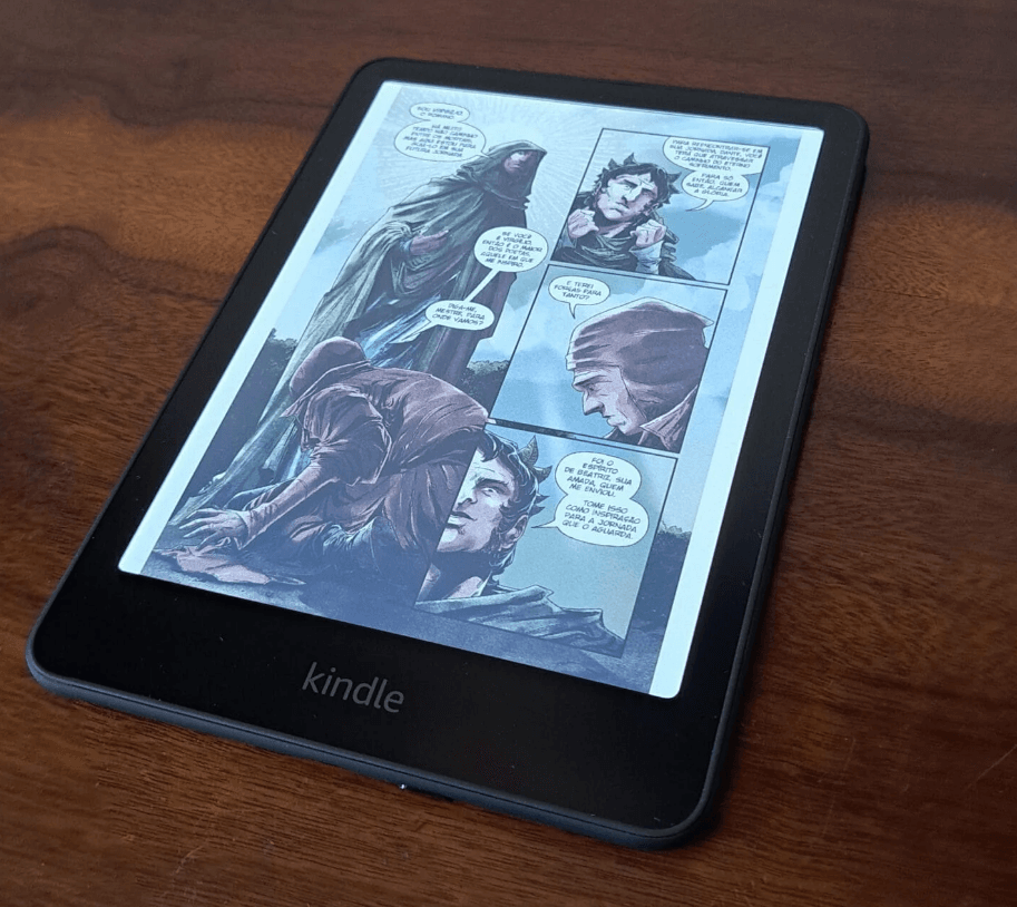 A Divina Comédia em HQ no Kindle Colorsoft