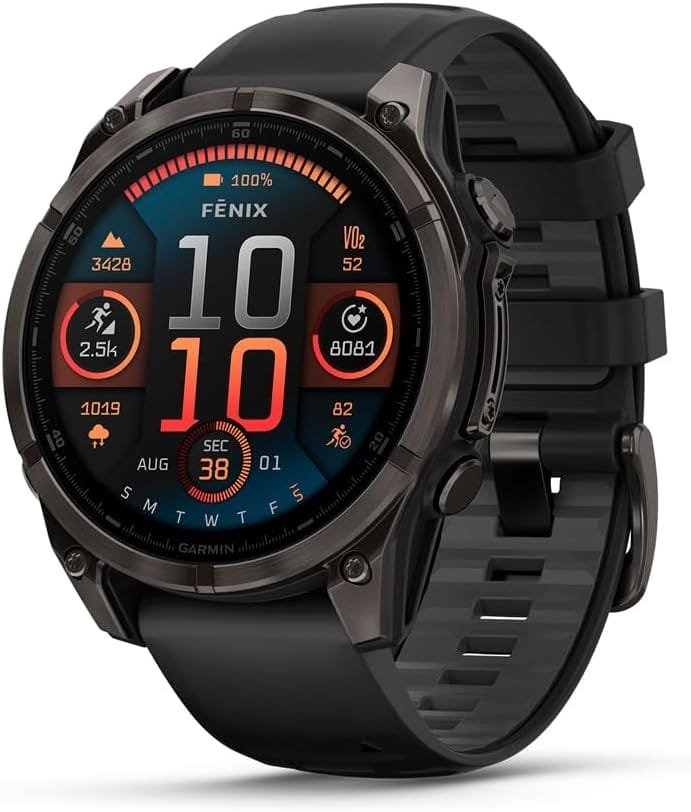 Garmin Fenix 8 - Smartwatch topo de linha da Garmin em 2025