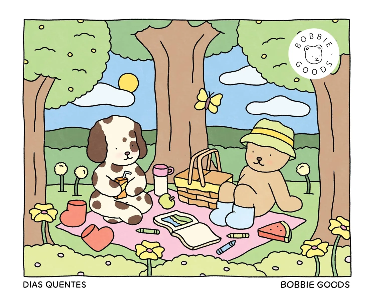 Capa do livro Dias quentes (Spring Summer), Bobbie Goods