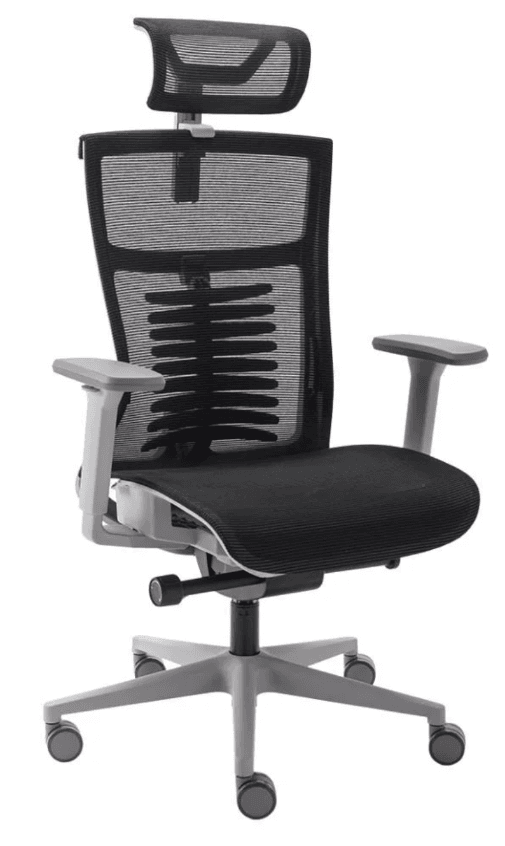 Cadeira Vertta Special Cinza e Preta