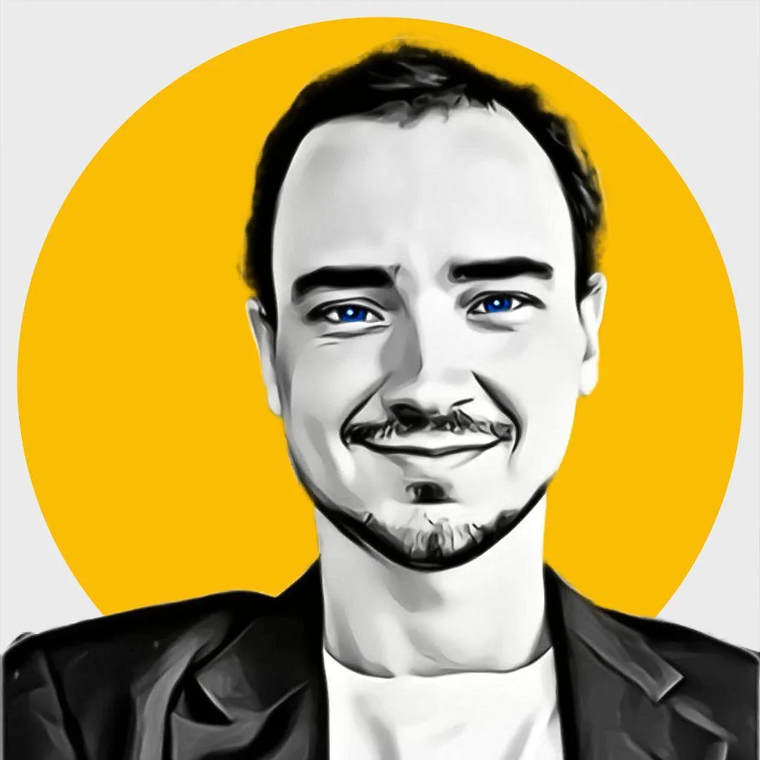 Leandro Abreu logo arte amarelo