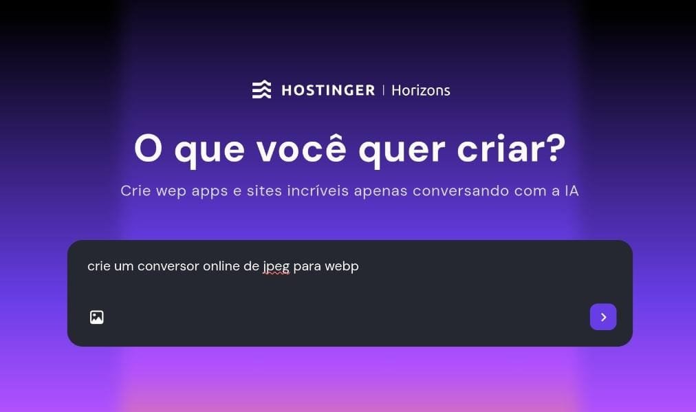 Chat do Hostinger Horizons