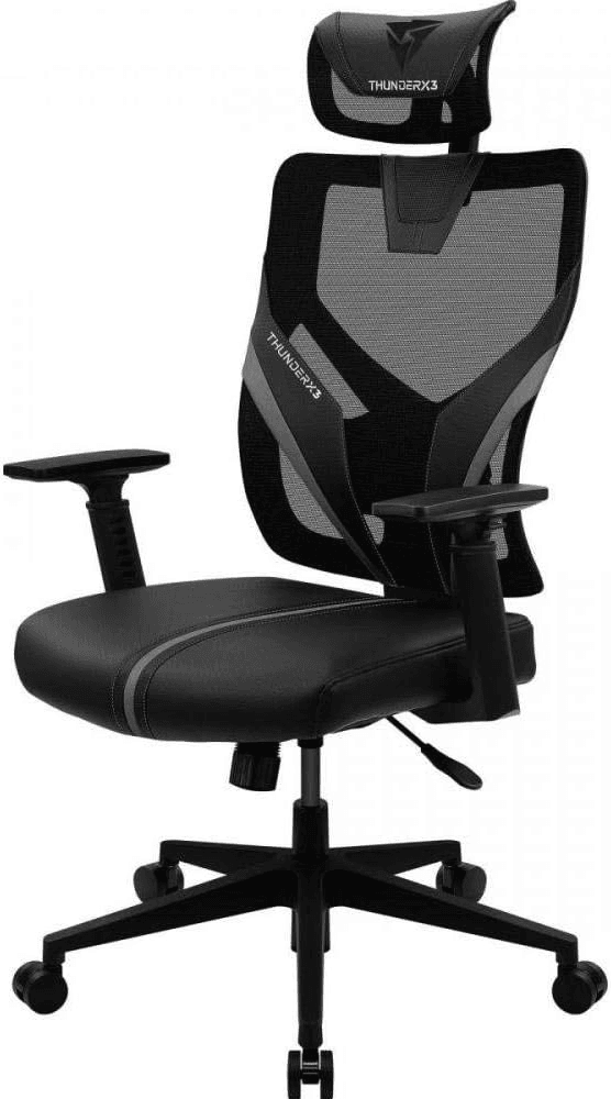 A Cadeira ThunderX3 Yama1 é a escolha ideal para quem busca ergonomia, desempenho e visual moderno, seja para longas jornadas de trabalho, estudos ou sessões de jogos. Seu design robusto e esportivo transmite personalidade, sem abrir mão do conforto necessário para o uso prolongado.O encosto alto acompanha a curvatura natural da coluna, oferecendo suporte adequado para costas e região lombar. O estofamento acolchoado garante conforto contínuo, enquanto o assento firme e espaçoso proporciona estabilidade e boa distribuição do peso corporal.Equipada com ajustes de altura e base giratória com rodízios resistentes, a ThunderX3 Yama1 permite movimentação suave e adaptação a diferentes usuários e estações de trabalho. Unindo conforto, durabilidade e estilo, é uma cadeira pensada para quem valoriza performance e bem-estar no dia a dia.