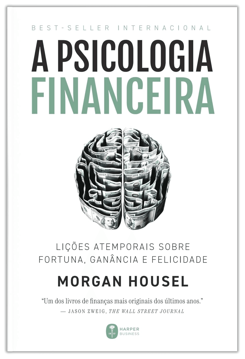 Capa de A Psicologia Financeira, de Morgan Housel