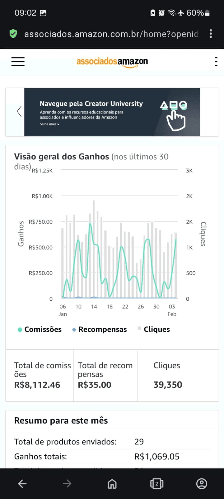 Portal de Associados da Amazon