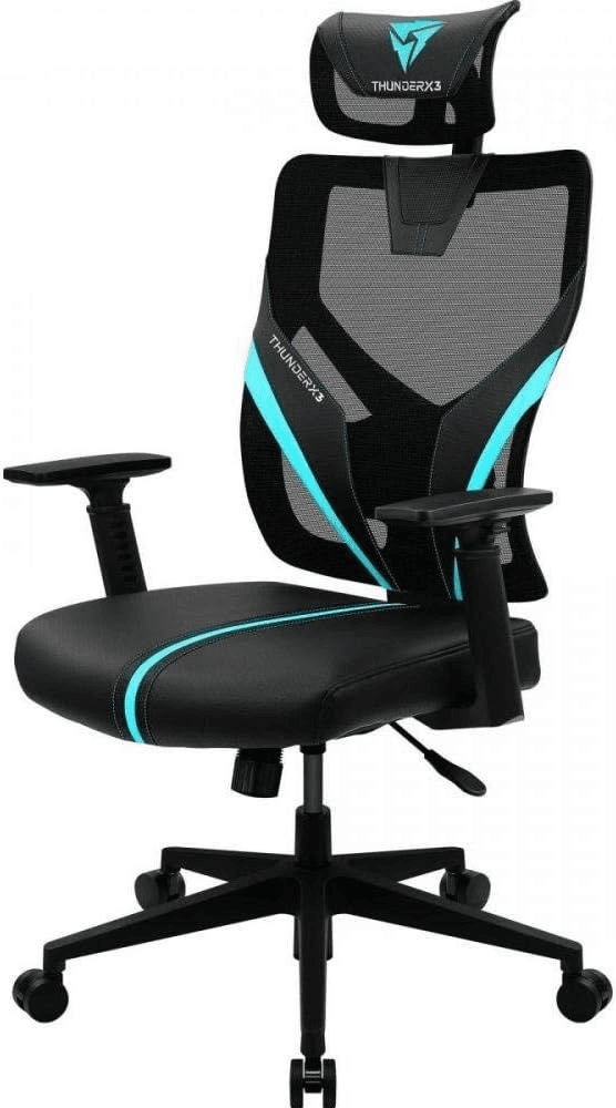 A Cadeira ThunderX3 Yama1 Ciano é a escolha ideal para quem busca ergonomia, desempenho e visual moderno, seja para longas jornadas de trabalho, estudos ou sessões de jogos. Seu design robusto e esportivo transmite personalidade, sem abrir mão do conforto necessário para o uso prolongado.O encosto alto acompanha a curvatura natural da coluna, oferecendo suporte adequado para costas e região lombar. O estofamento acolchoado garante conforto contínuo, enquanto o assento firme e espaçoso proporciona estabilidade e boa distribuição do peso corporal.Equipada com ajustes de altura e base giratória com rodízios resistentes, a ThunderX3 Yama1 permite movimentação suave e adaptação a diferentes usuários e estações de trabalho. Unindo conforto, durabilidade e estilo, é uma cadeira pensada para quem valoriza performance e bem-estar no dia a dia.
