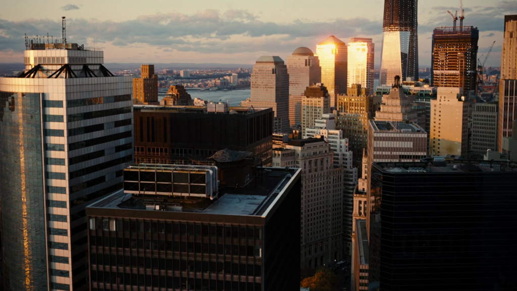 Gotham City em "Batman: O Cavaleiro das Trevas"